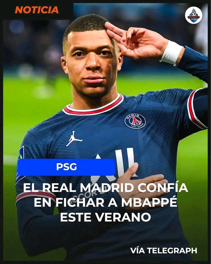 #MaduroEsPueblo🐢🚨 ¿VUELVE EL CASO MBAPPÉ? 🚨🐢 😯 Según The Telegraph, el conjunto blanco confía en fichar a Kylian y a Bellingham este verano. @IralisailC @ApureHumana @Aolivero2002 @DayiRivero3 @DavidRa86038303 @pelusat647 @azubarbeba2 @MirnaGiralit @ErikOliver2002