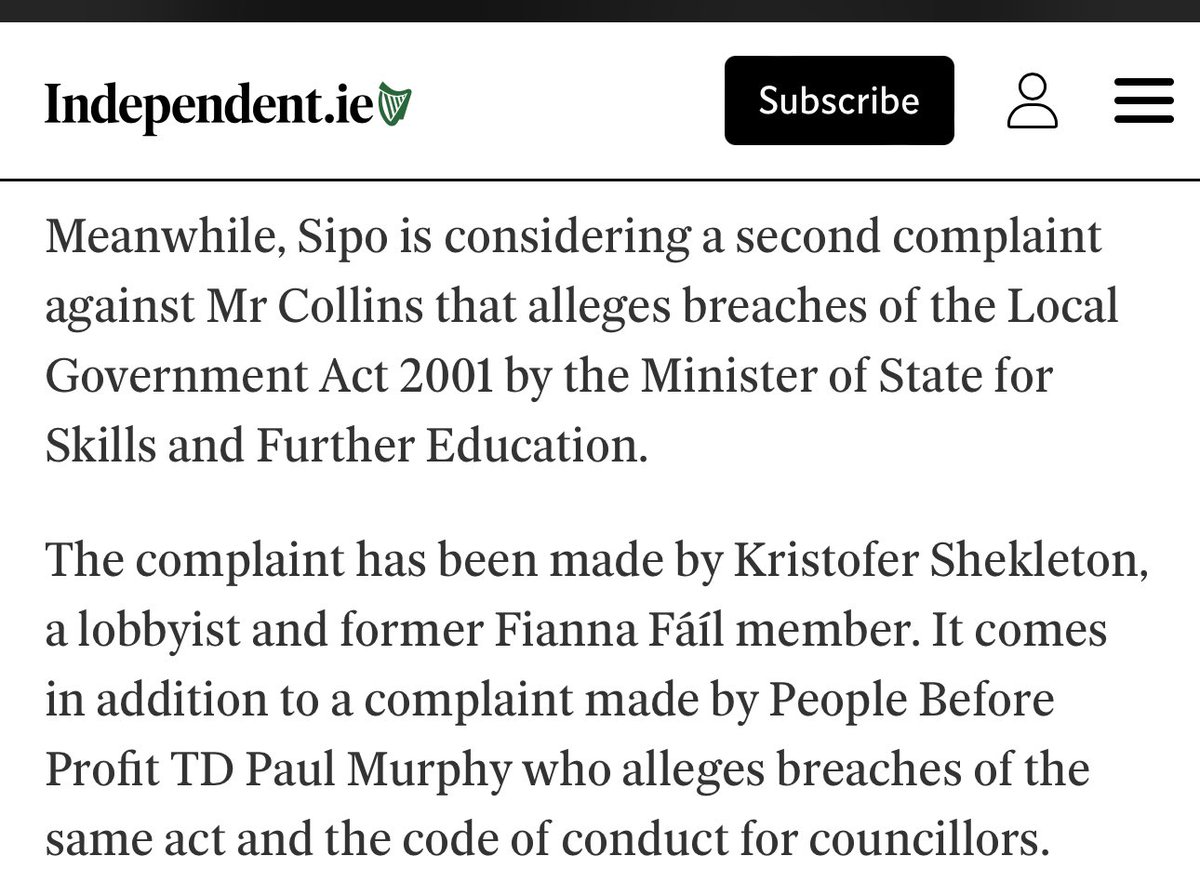 Jon Wallace on Twitter "Well, well, well… NiallCollinsTD"