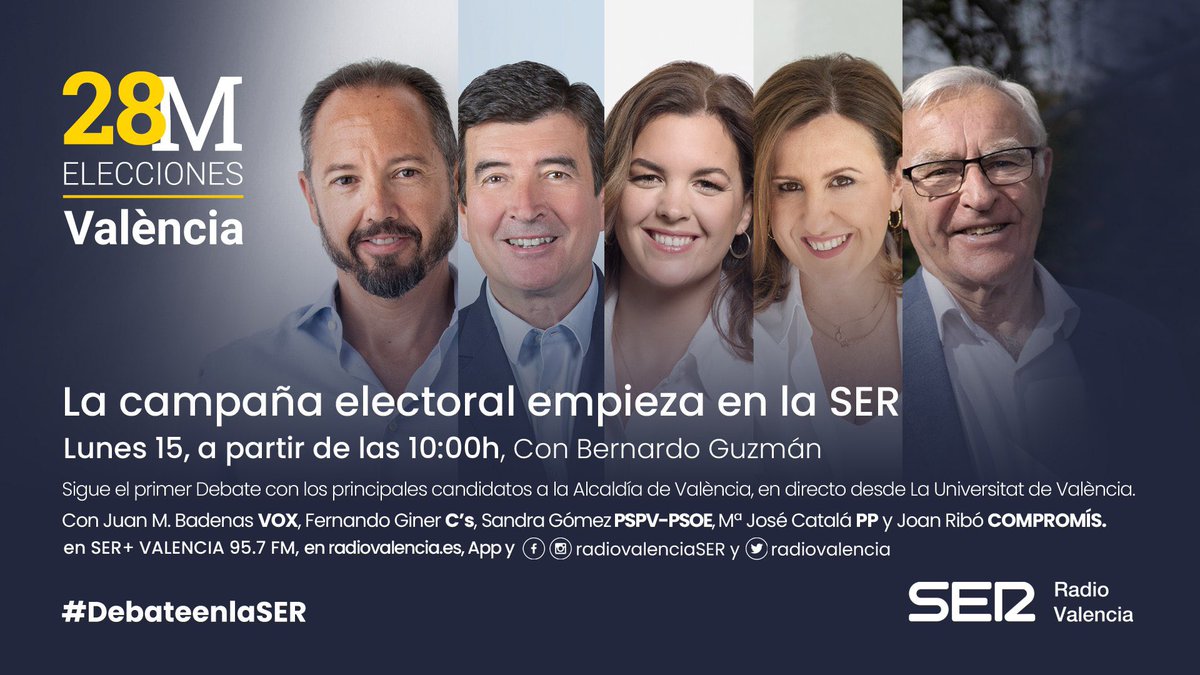_EstherSanz_'s tweet photo. ‼️ Los medios excluyen a UP en València. Capítulo 1: Cadena Ser 

@radiovalencia decide EXCLUIR a UP del debate (imagen 1)
Argumento: no tienen representación.

El mismo medio en Las Palmas decide INCLUIR a Drago, partido nuevo sin representación (imagen 2).

Dadme razones https://t.co/UGSBp4Foaz
