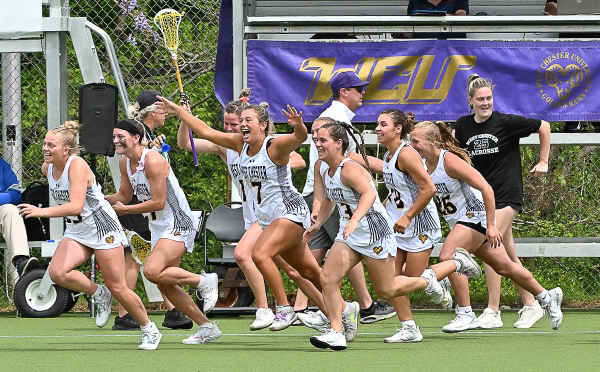 West Chester University (@wcuofpa) on Twitter photo That feeling of winning a <a href="/PSACsports/">PSAC Sports</a> championship. Go Golden Rams!! 🥍🐏🏆#RamsUP #ChargeON #WomensLacrosse <a href="/WCUAthletics/">West Chester Golden Rams</a> That feeling of winning a <a href="/PSACsports/">PSAC Sports</a> championship. Go Golden Rams!! 🥍🐏🏆#RamsUP #ChargeON #WomensLacrosse <a href="/WCUAthletics/">West Chester Golden Rams</a>