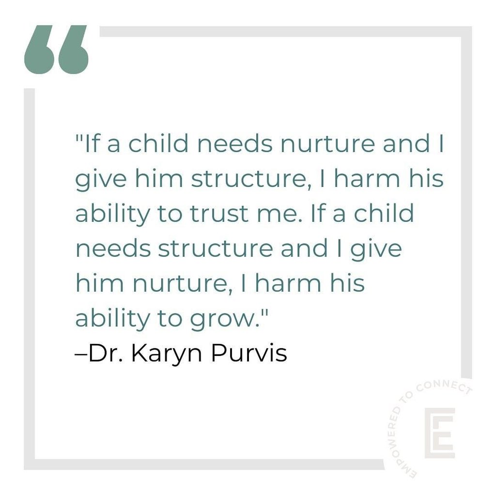 The challenge of achieving a balance across the two hands of parenting 🪴#DDP #therapeuticparenting thanks <a href="/KarynPurvis/">Karyn Purvis</a>