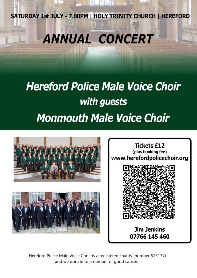 Hereford PoliceChoir tweet media