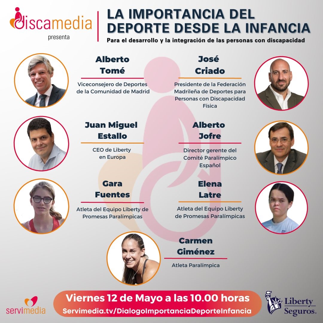 Servimedia's tweet photo. 🆕Nuevo #DiálogoServimedia sobre deporte e infancia

👥Contaremos con representantes de @GrupoLiberty_es, la @ComunidadMadrid, @Paralimpicos, @FEDEDDF y @runforbruno

🗓️El viernes a las 10:00 horas

✍️Inscríbete aquí👇
https://t.co/xhBF3dNPLa https://t.co/qawYDapXcx
