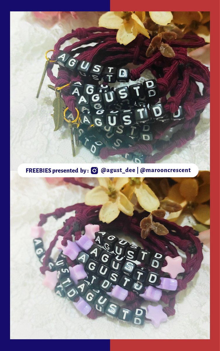 Bracelets Details 🤍

FREEBIES CONCERT SUGA | AGUST D
D-DAY TOUR in JAKARTA
by <a href="/marooncrescents/">Dee 🌸 COMIPARA C14-15</a>

#AgustD_SUGA_Tour #AgustD_SUGA_Tour_in_Jakarta 
#AgustD_SUGA_Jakarta
#AgustD #SUGA #MinYoongi