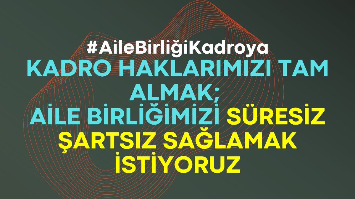 Hakkımız olandan bizi mahrum bırakamazsınız. Bu kanuna da insanlığa da aykırıdır. Türk toplumunun temeli aile ise sizin topluma verdiğiniz değer nerede kalmıştır?

<a href="/vedatbilgn/">Vedat Bilgin</a>
<a href="/prof_mahmutozer/">Mahmut Özer</a>
<a href="/drfahrettinkoca/">Dr. Fahrettin Koca</a>
<a href="/DIBAliErbas/">Prof. Dr. Ali Erbaş</a>
<a href="/fehmirasimcelik/">Fehmi Rasim Çelik</a>
<a href="/yilmaznazif/">Nazif Yılmaz</a>
#AileBirliğiKadroya