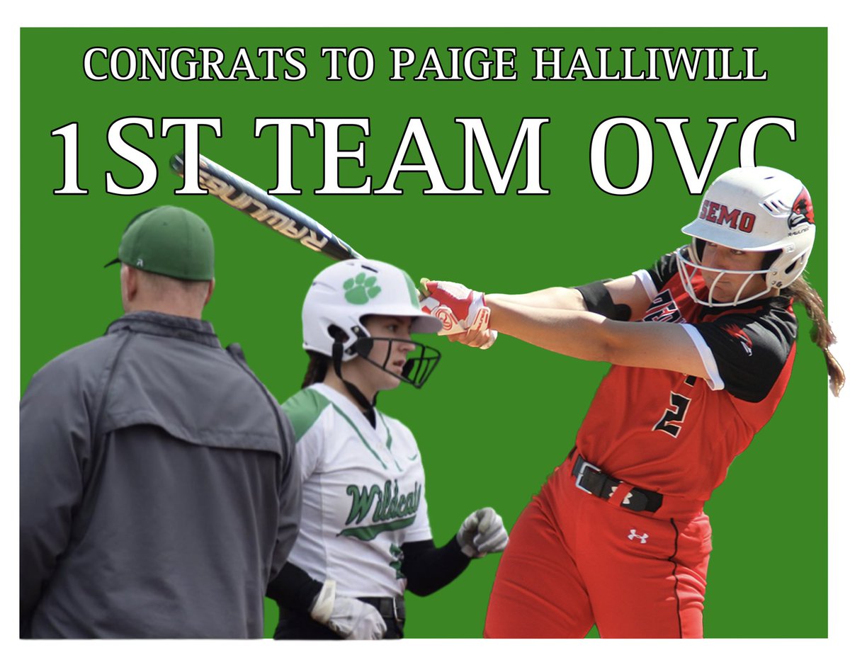 Moggysoftball's tweet photo. Continuing to set the standard.

Congratulations to @Paige_Halliwill on 1st Team OVC! https://t.co/CZsPttjUcK