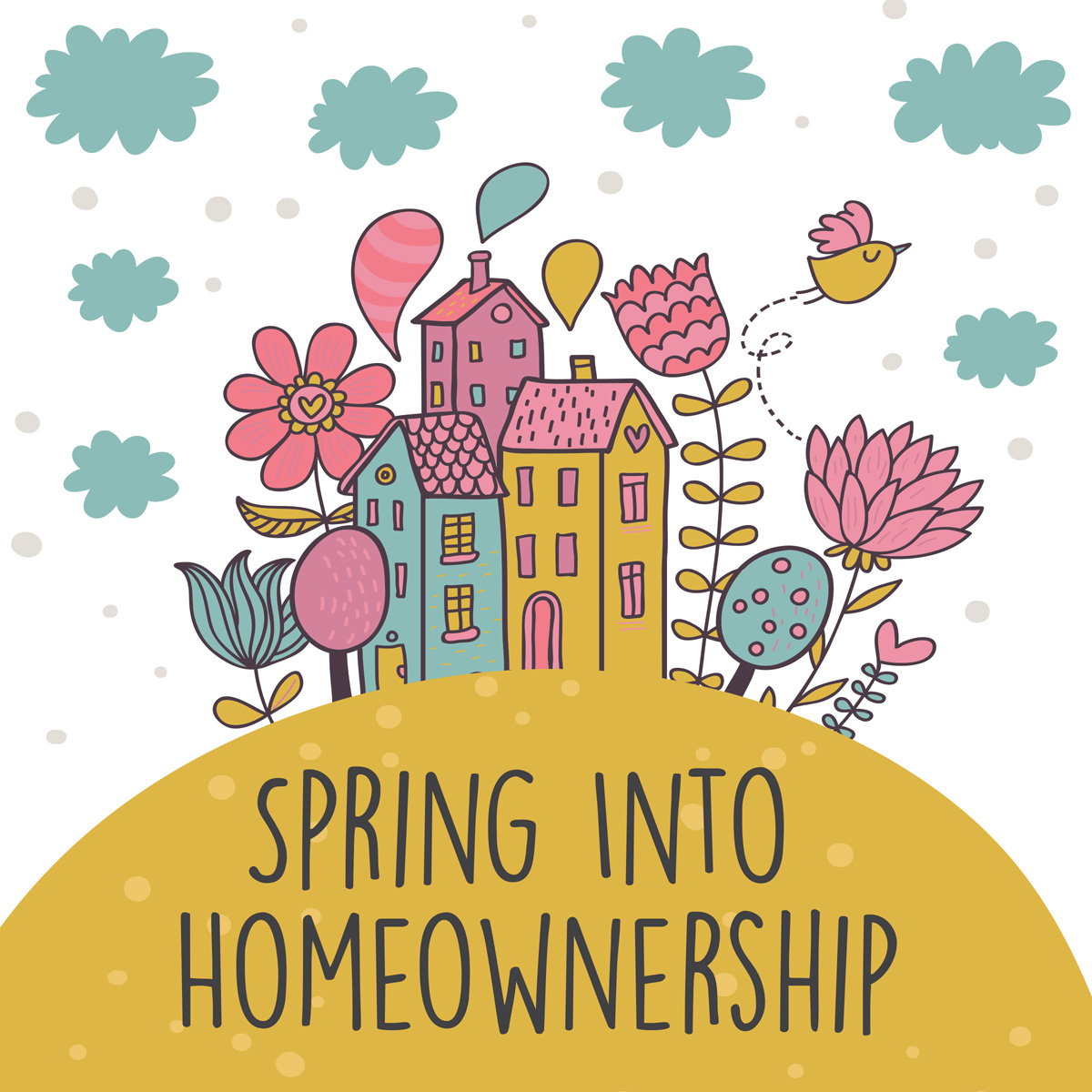 Spring into homeownership this season! With low interest rates, more inventory and the perfect weather to househunt, it's the best time for renters to make their dream of owning a home a reality. Don't miss out on this opportunity!