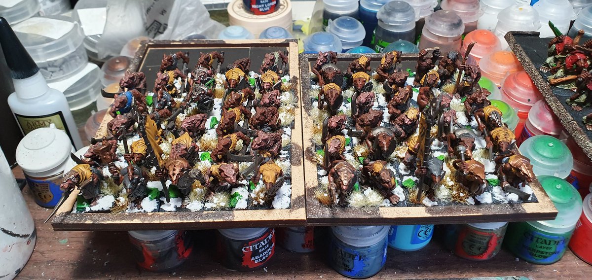 discarded_aces's tweet photo. @Garfytwit My yellow skaven. Need to rebase them all now 😭😭😭 lol https://t.co/RCLyY2dOEO