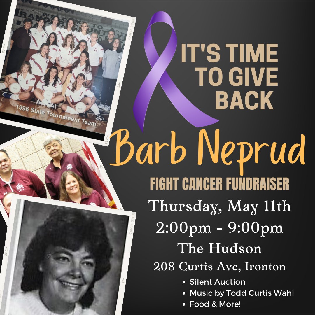 Come on down to The Hudson tomorrow, May 11th anytime between 2pm - 9pm for a silent auction, food, and music all to benefit Barb! Hope to see you there! #GoCIGo