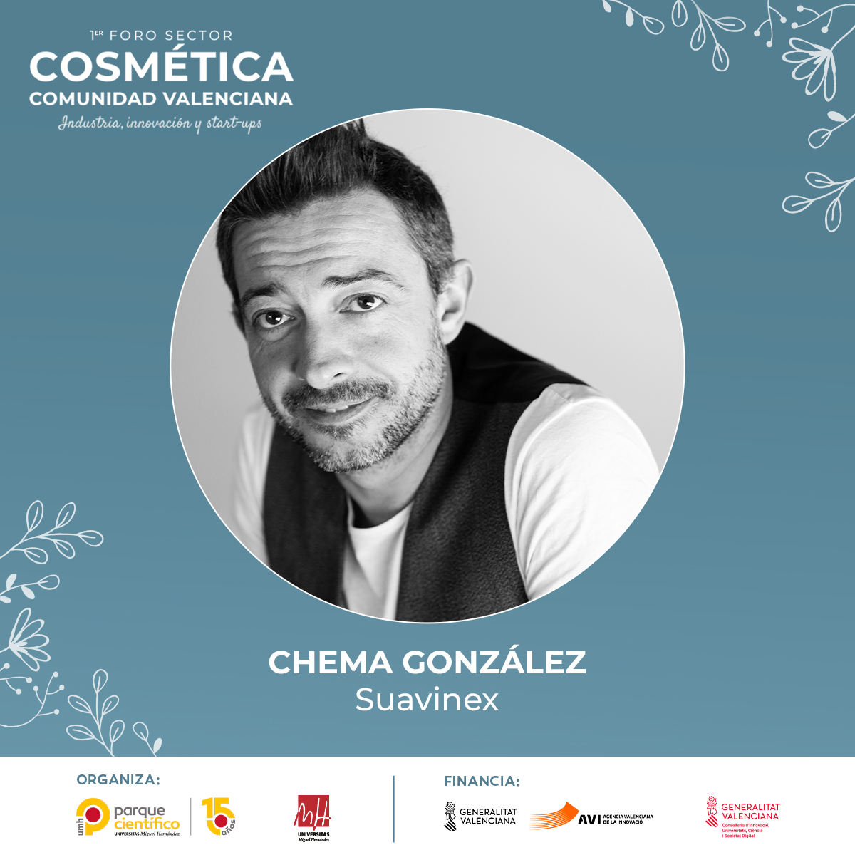 ➡️ Chema Gónzalez, Marketing Manager Cosmética &amp; Fragancias de <a href="/SuavinexSpain/">Suavinex Spain</a>.

🗣️ 13:00 - Mesa redonda. Nuevo paradigma en la industria cosmética.