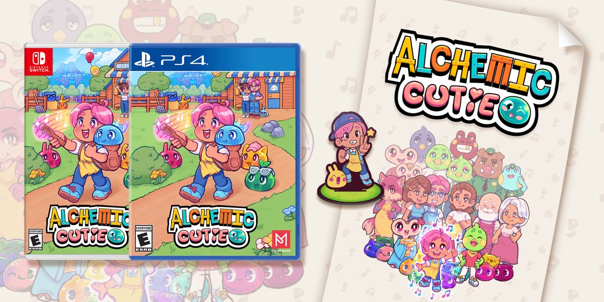 Get ready to embark on a whimsical adventure! 🌱✨

<a href="/alchemiccutie/">Alchemic Cutie</a> is coming to #NintendoSwitch and #PS4 on June 16th! 🎉

Dive into a charming world of alchemy, cute creatures, and captivating quests. Pre-order now and unlock the magic! 🔮✨

#PlayStation #Gaming