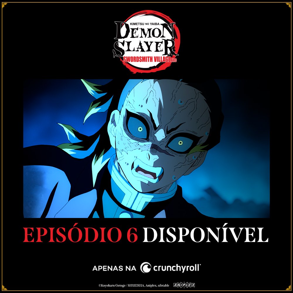 Demon Slayer Swordsmith Village Arc Dublado na Crunchyroll - Crunchyroll  Notícias