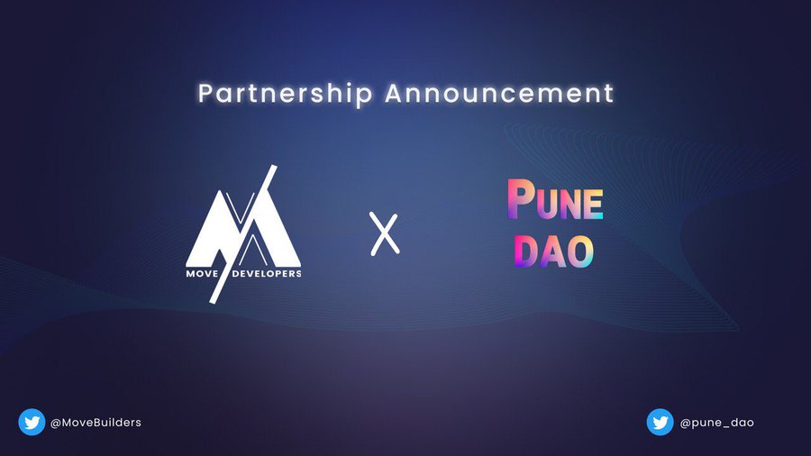 This month we are the official #MoveIndia community partner for @MoveBuilders from @Aptos_Network.

Lots of exciting of activities, meetups, #buidling #dapps with #MoveLang , Grants , quest bounties ,jobs and #learn2earn opportunities with MDD

twitter.com/MoveBuilders/s… 
contd..