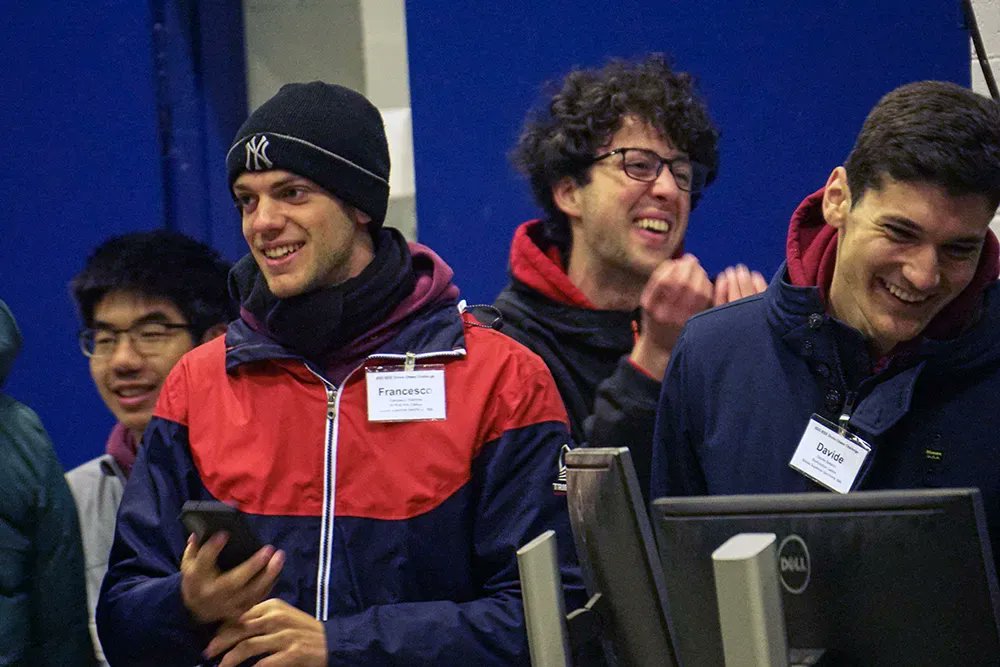 PurdueAeroAstro's tweet photo. #PURT was buzzing. Teams from around the world developed self-piloting systems that were simple enough to run on a drone's on-board computer. They came to the #PurdueAAE @IEEEorg @ComputerSociety competition to test themselves and challenge each other. https://t.co/grg5WmEDUo https://t.co/Gaxc1tndqS