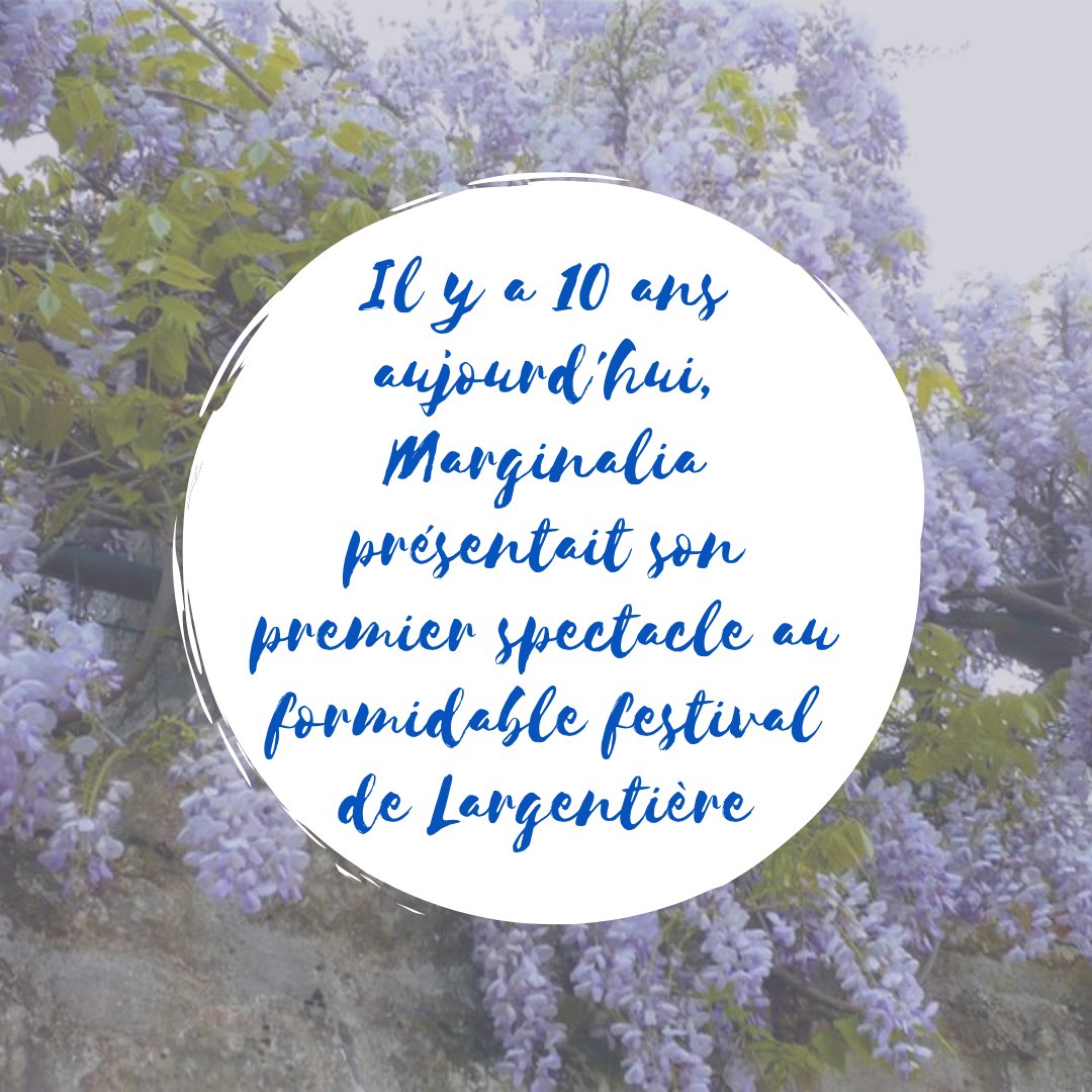 LoliLola's tweet photo. Bon Anniversaire #EnsembleMarginalia https://t.co/YSlLrFBDRK