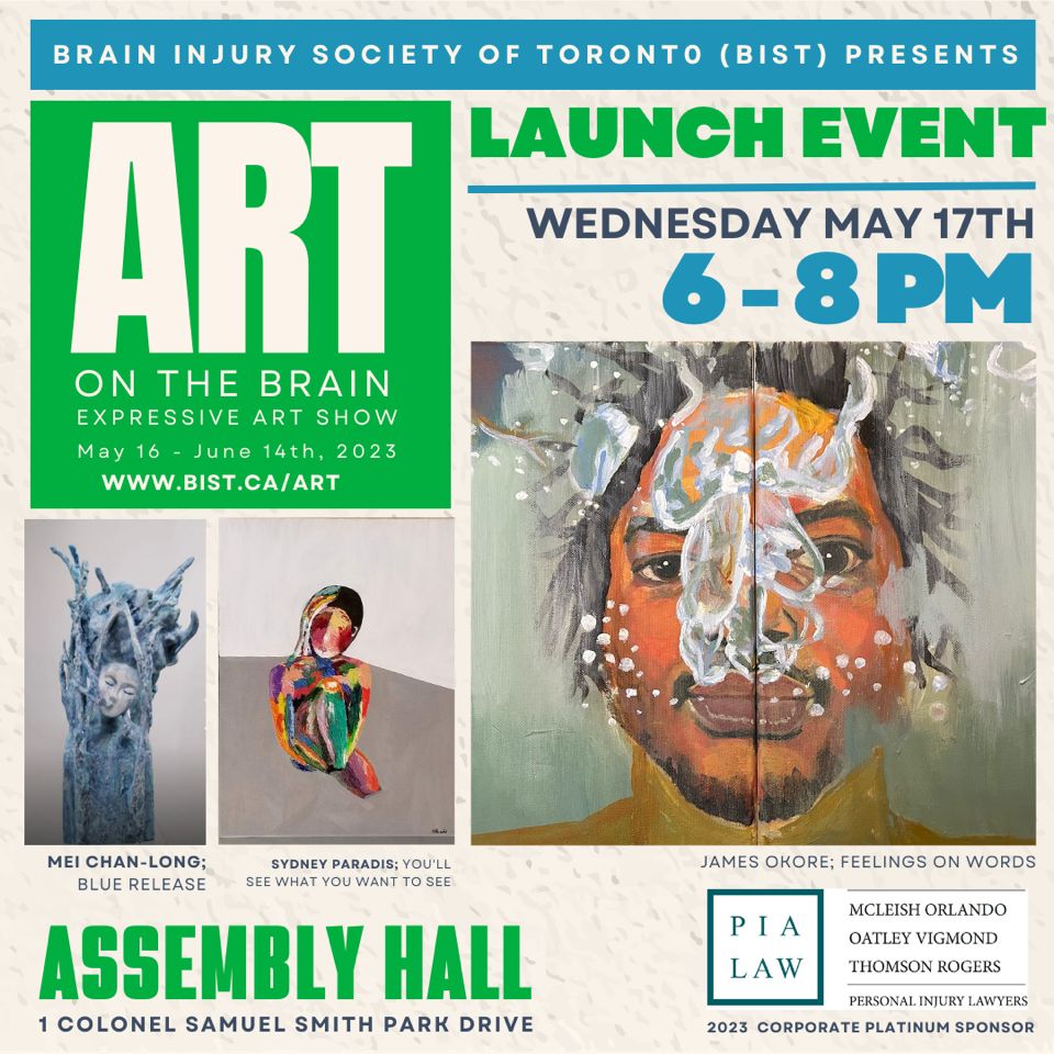 thomsonrogers's tweet photo. Thomson Rogers' Ava Williams (@avanwlaw) will be  at the @BrainInjuryTO Art On The Brain event May 17, 2023 speaking on behalf of #PIALaw and celebrating amazing artists who live with the effects of brain injury.  Learn more about the event here https://t.co/AKjuj4Rv29 https://t.co/SbADUxMwnY