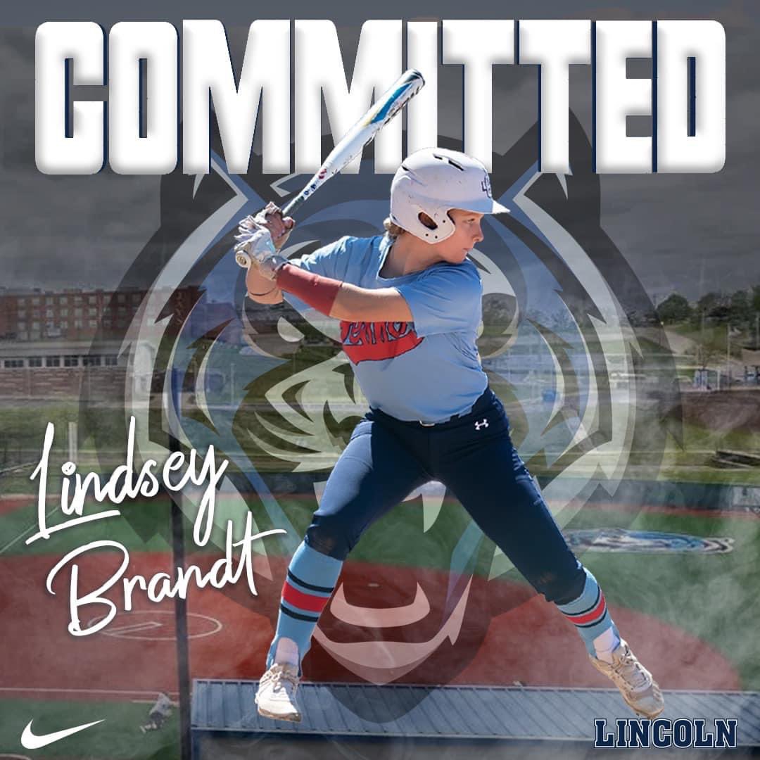 Congratulations to Lindsey Brandt on committing to Lincoln university! Another Viking turned Tiger!!  #RollVikes