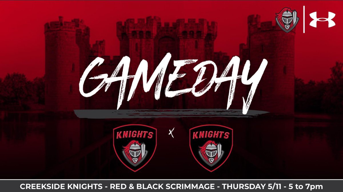 CHSKnightsBoost's tweet photo. 🔴 and ⚫️ Scrimmage tomorrow! https://t.co/2Pzqcvxtgb