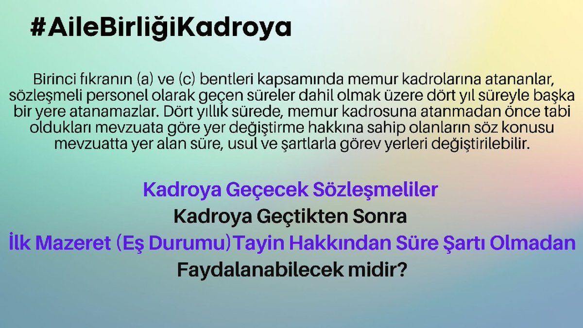 ..Aile birliği en elzem konudur. Bu hususta gerekli düzenlemeler ve açıklamalar yapılmalıdır. AİLELERİMİZ PARAMPARÇA! Yuvamıza kavuşmak istiyoruz.. <a href="/RTErdogan/">Recep Tayyip Erdoğan</a> <a href="/bybekirbozdag/">Bekir  Bozdağ</a> <a href="/belginuygur10/">Belgin Uygur 🇹🇷</a> <a href="/BurhanKayaturk1/">Burhan Kayatürk</a> <a href="/baskanbsakalli/">Burhan Sakallı</a> <a href="/busrapaker/">Büşra Paker 🇹🇷</a> <a href="/cuneytyuksel/">CƱNEYTCORE</a> 
#AileBirliğiKadroya