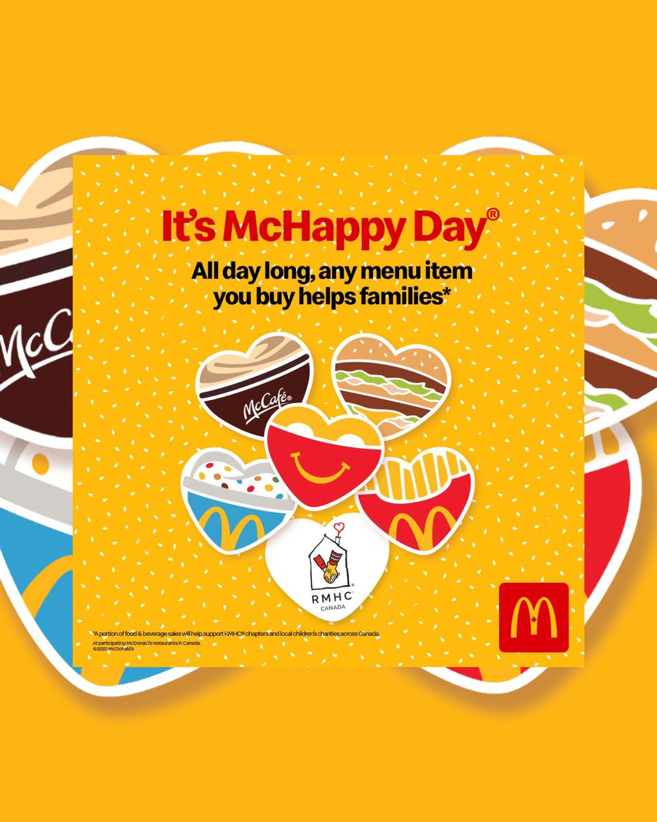 baileymetal's tweet photo. Join us on McHappy Day to support @rmhccanada families in your community!
#baileymetalprocessing #baileygivesback #mchappyday https://t.co/0DaHvKcYhp