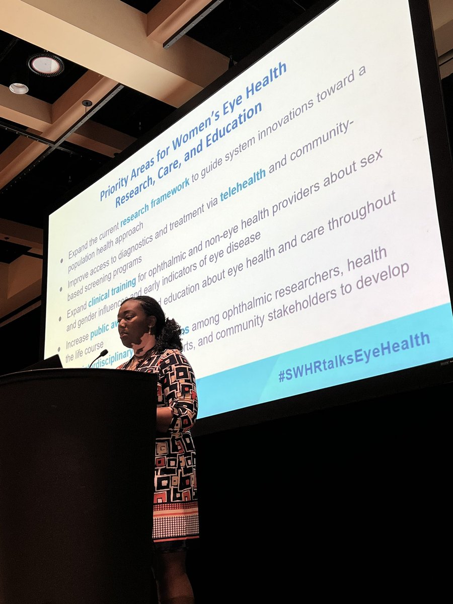 women_neurosci's tweet photo. Sex-related differences in eye health are very important! Great talk by Irene Aninye at #OSSD23 https://t.co/JrClSKB9Qb