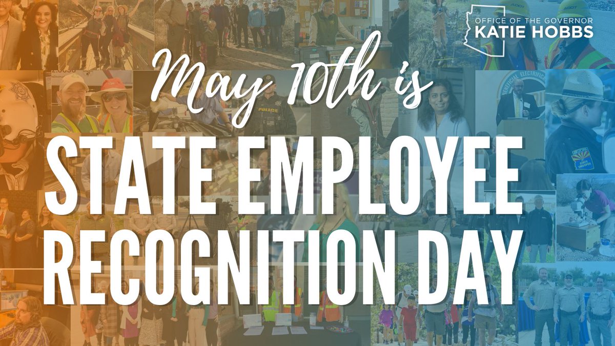 IndCommAZ's tweet image. Happy State Employee Recognition Day to all the employees at the Industrial Commission of Arizona and state employees across Arizona!