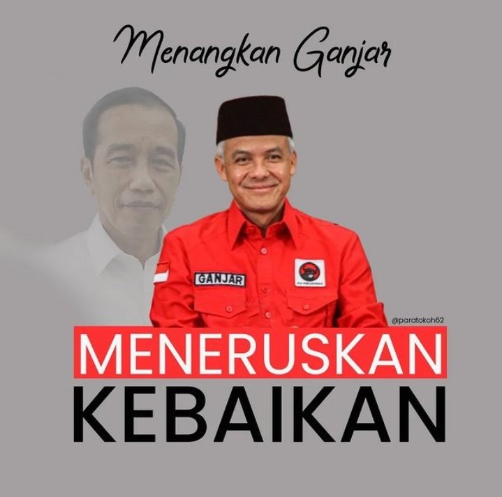 Memilih Ganjar Pranowo sama saja meneruskan Jokowi 3 periode 🤟

#GanjarMenangTotal