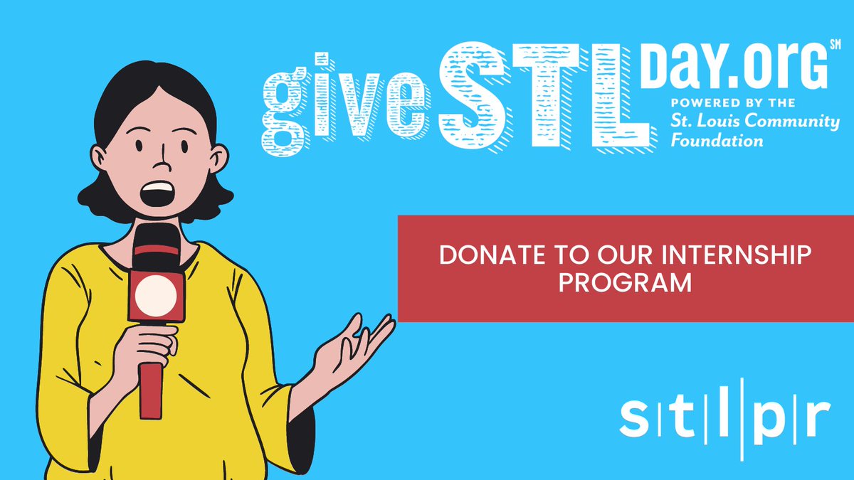 stlpublicradio's tweet photo. "I feel like I've grown up with 90.7. When I learned about their internship opportunities, I knew I had to apply." -Megan Hatlee, 2023 Development Intern; Support STLPR and the opportunities we provide with your gift! https://t.co/gGI2DbDVgG https://t.co/p4lCzC2Ubh