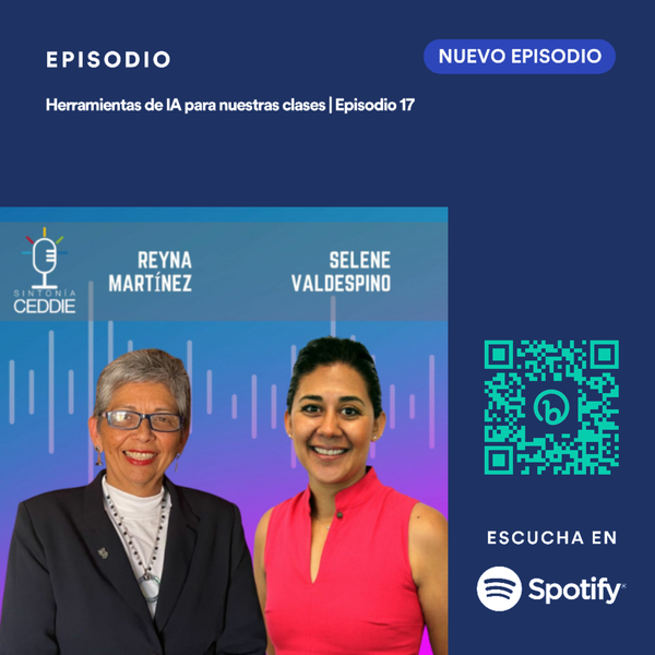 igrezan's tweet photo. Consejos prácticos para la incorporación de algunas herramientas de inteligencia artificial como parte del diseño instruccional #CEDDIE del @TecdeMonterrey 

Escucha el episodio aquí: https://t.co/UDMvyuozK6
cc @CeroCompetencia @MesaTICenFID @Mineduc @Mineducacion https://t.co/zrP3iLuDkh