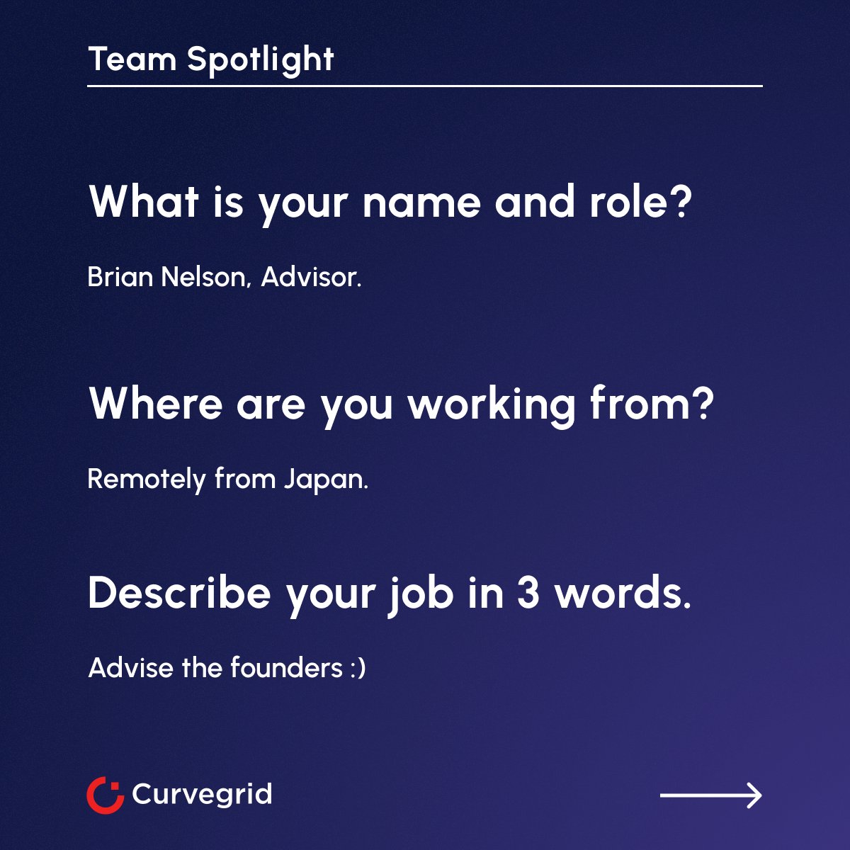 curvegridinc's tweet image. Meet Brian Nelson, an experienced advisor to Curvegrid, who built Japan’s first affiliate marketing service, ValueCommerce. 

Brian brings a wealth of business and tech knowledge to our team. Learn more about his insights in our latest Team Spotlight feature! 

#Curvegrid
