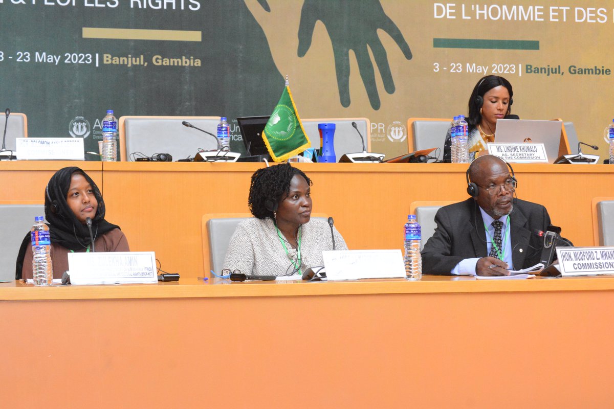 anabwowe's tweet photo. Was humbled to be part of this panel @achpr_cadhp #75OSACHPR about #MAKEHUMANRIGHTSCOUNT Data must be produced and used to eliminate discrimination &amp; bring about substantive equality. Data processes &amp; systems must  be free from discrimination and as inclusive as possible. https://t.co/JBaLdbTSD3