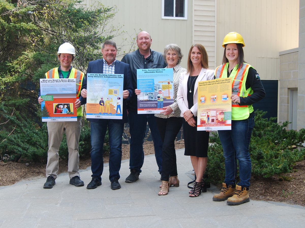 The Ontario Building Officials Association proclaimed May is Building Safety Month. 
We would like to acknowledge the 2023 themes to inspire to build safe, sustainable & accessible communities. 
Learn more: ow.ly/oZkh50OkFWg