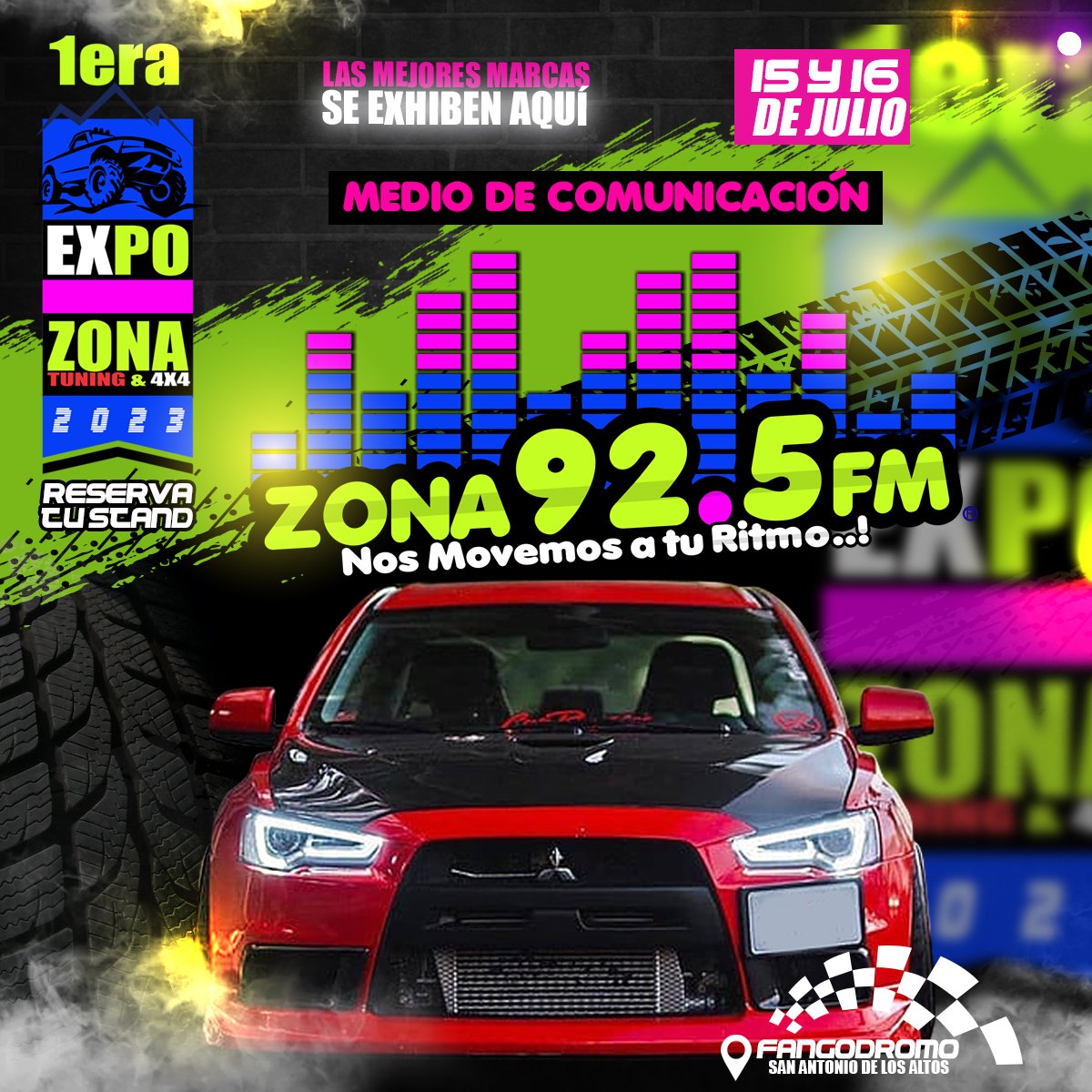 Te esperamos en la primera edición de la EXPOZONA AUTOMOTRIZ de San Antonio de los Altos, RESERVA tu STAND en esta primera PREVENTA... 
@zona925fm <a href="/aypro3000/">Aypro3000.com</a> <a href="/infozona925fm/">InfoZona925</a> <a href="/ayender_radio/">Ayender Rojas/Dj Red</a>