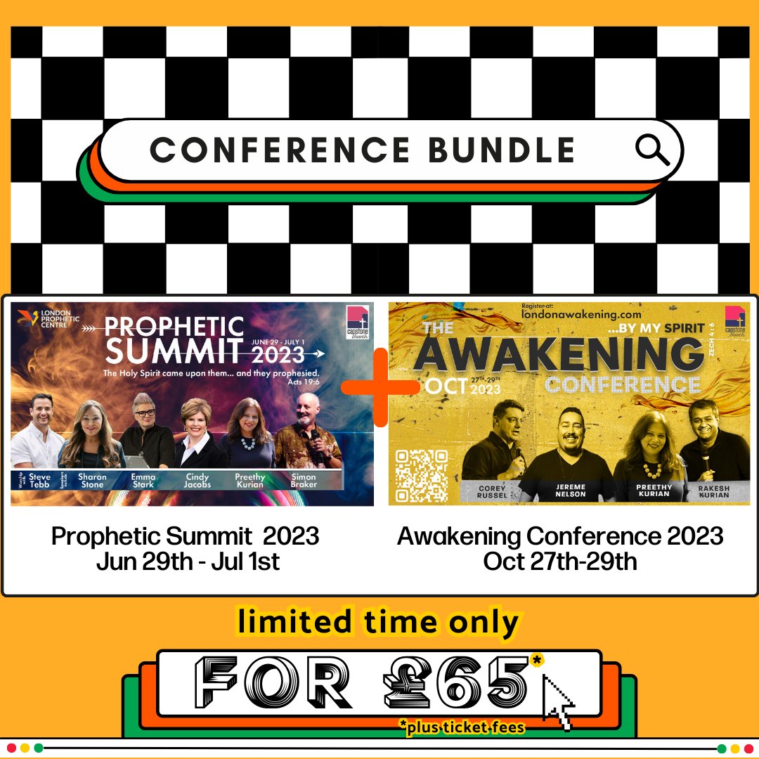 CapstoneLDN's tweet photo. *for a limited time*  | we are giving you the opportunity
to get both conferences for £65.
LINK IN BIO TO GET THIS DEAL

#worship #prayer #truth #healing #miracle #signsandwonders #Jesus #Glory #church #supernatural #joy #capstone #awakening #revival #outreach #evangelism #gospel https://t.co/PXemk9gY6R