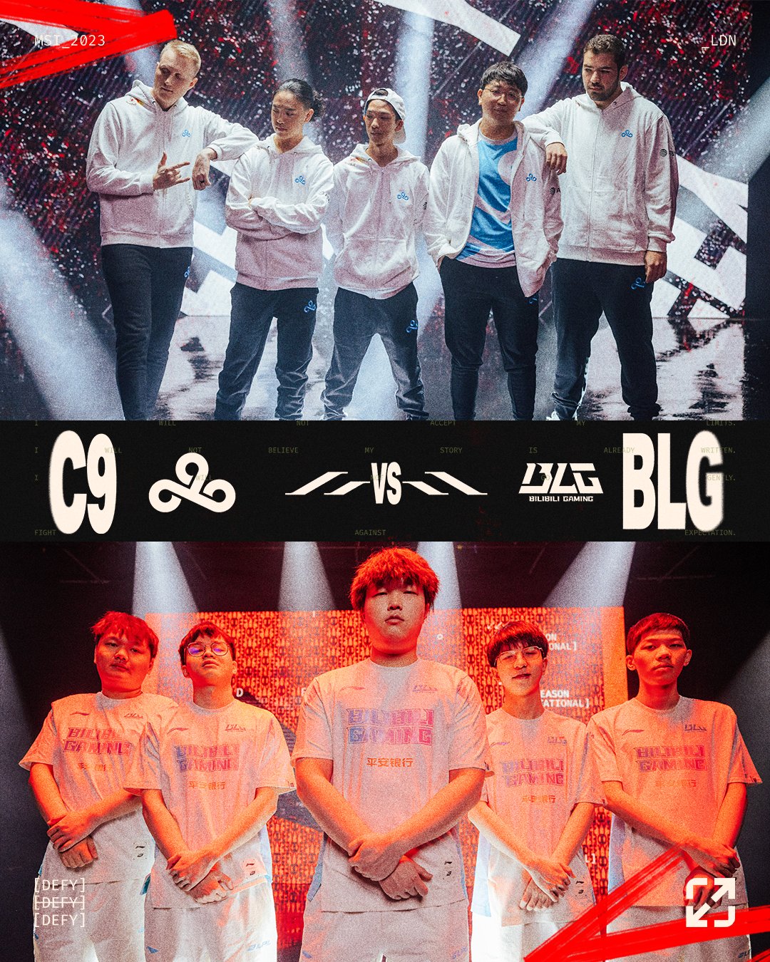 LoL Esports on Twitter "C9 VS BLG. MSI2023 NNWho