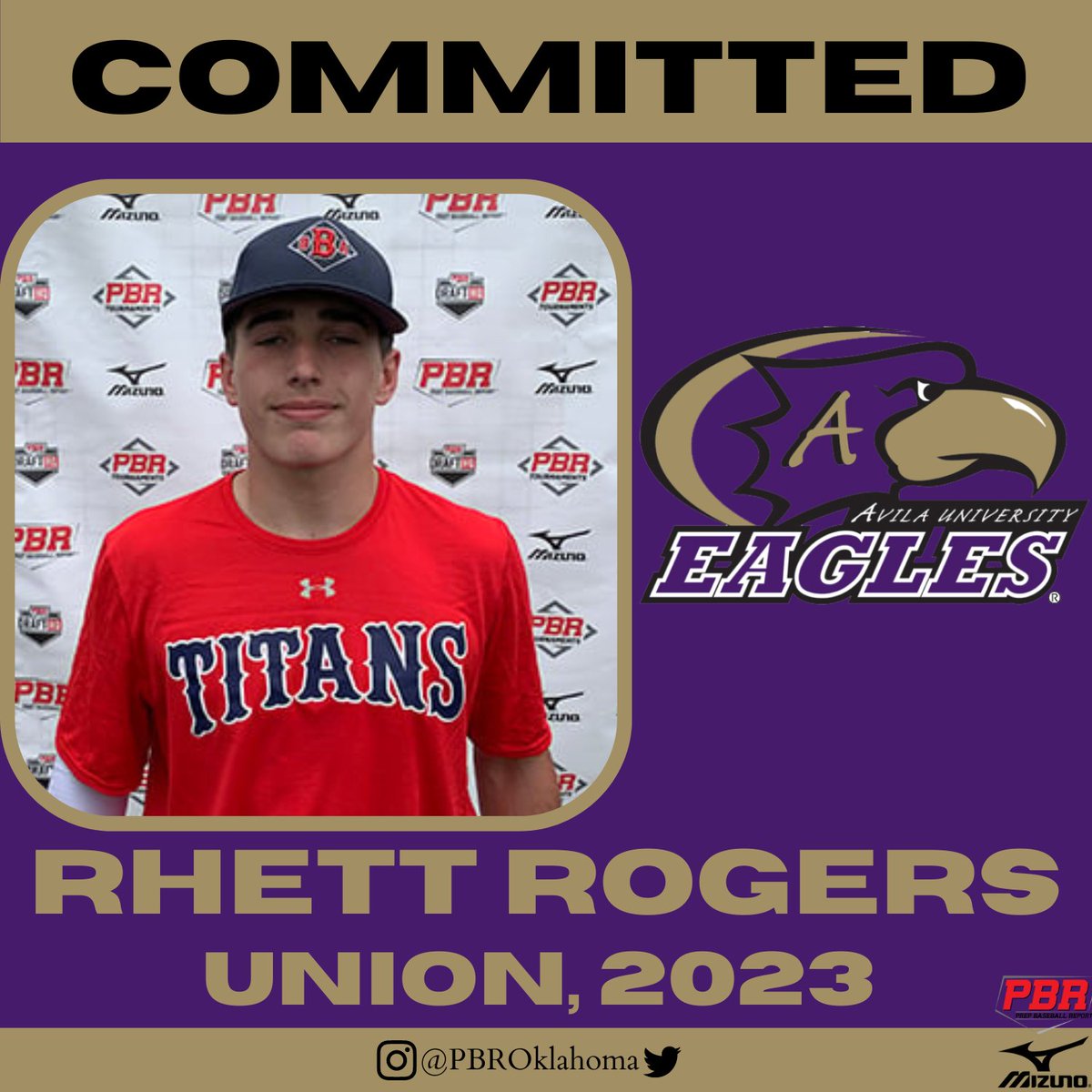 2B/SS Rhett Rogers (Union, 2023) commits to Avila University @rhettrogers02 @union_baseball @avilabaseball 👤PROFILE: loom.ly/tT8h7-Y