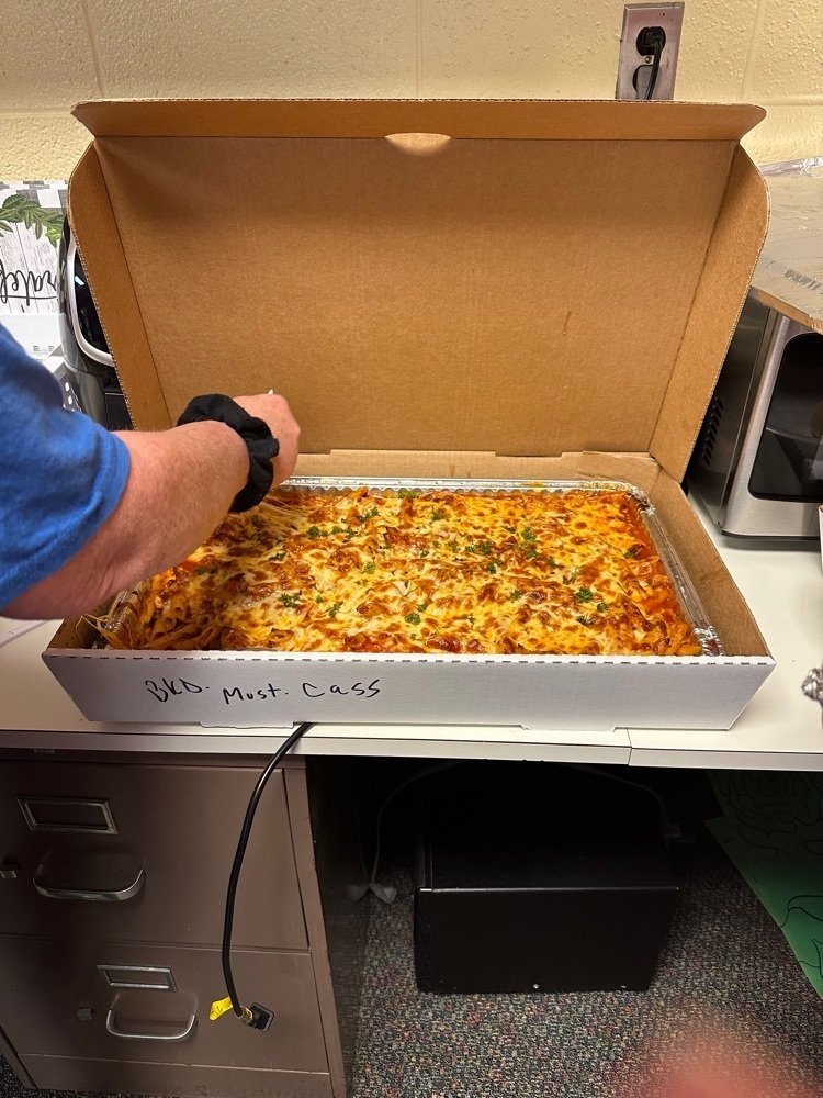 Thank you for lunch and dessert today!