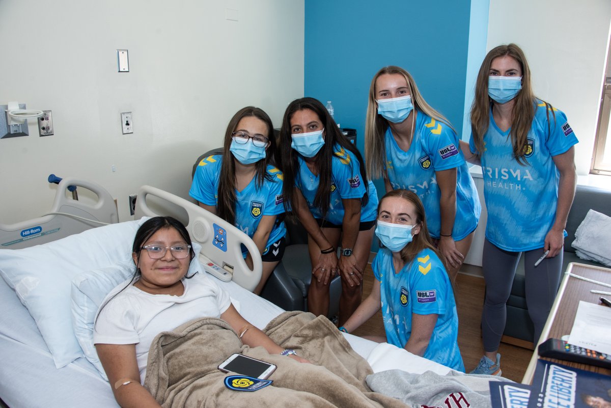 Prisma Health on Twitter "The gvl_liberty visited patients at the