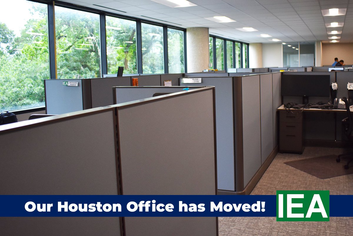 IEA_Inc's tweet image. Welcome home! #IEAInc is enjoying getting settled into our new Houston office located in the Energy Corridor. We're excited for the growth and new opportunities to come! 

#IEAHOU #HoustonEngineering #WeMoved