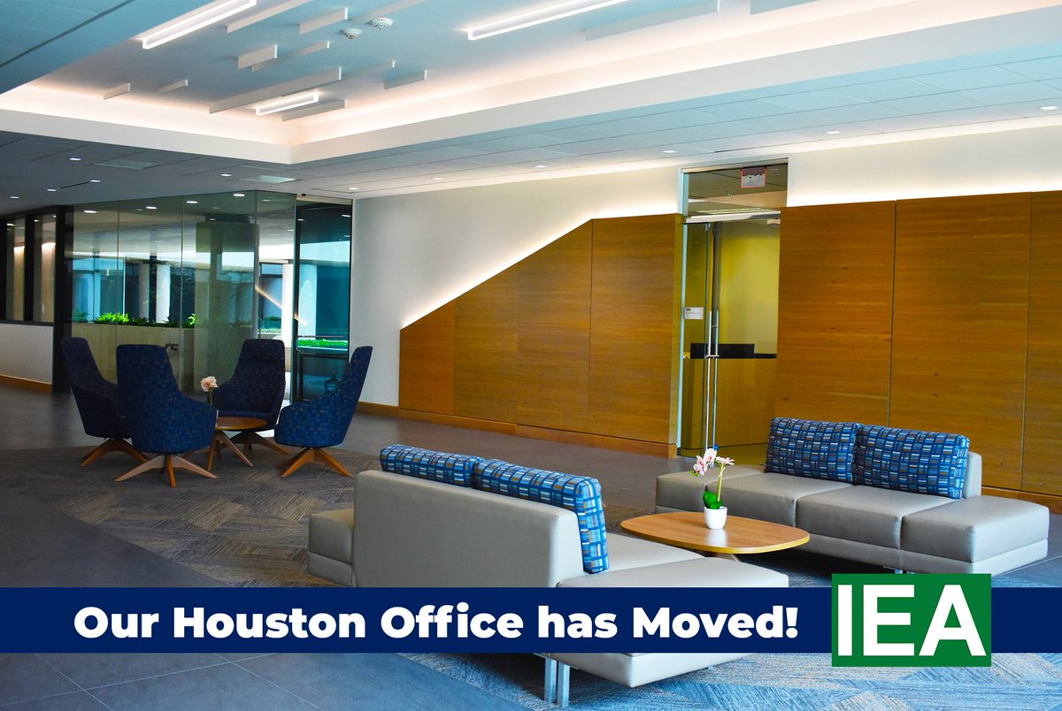 IEA_Inc's tweet image. Welcome home! #IEAInc is enjoying getting settled into our new Houston office located in the Energy Corridor. We're excited for the growth and new opportunities to come! 

#IEAHOU #HoustonEngineering #WeMoved