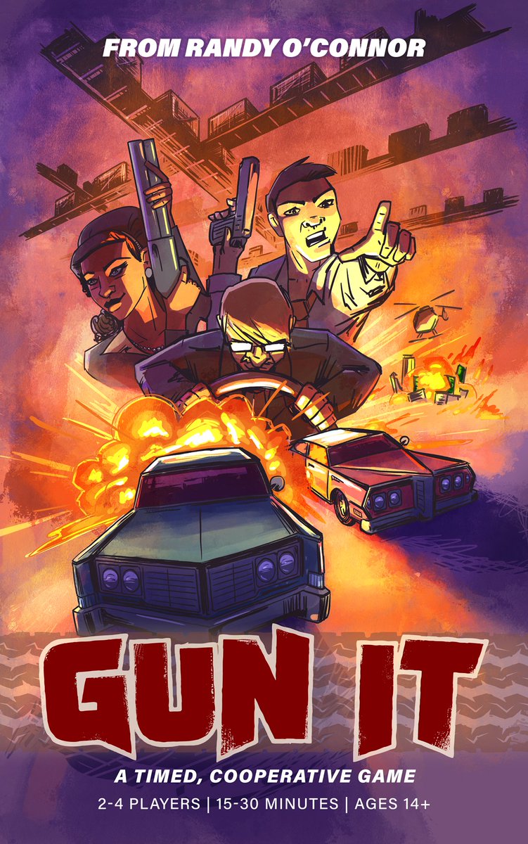 Gun It - Coming to Kickstarter this summer, a tense, truly cooperative, real-time action game. Sign up for more info at gunit.gg

#boardgames #coop #action #gunitgame