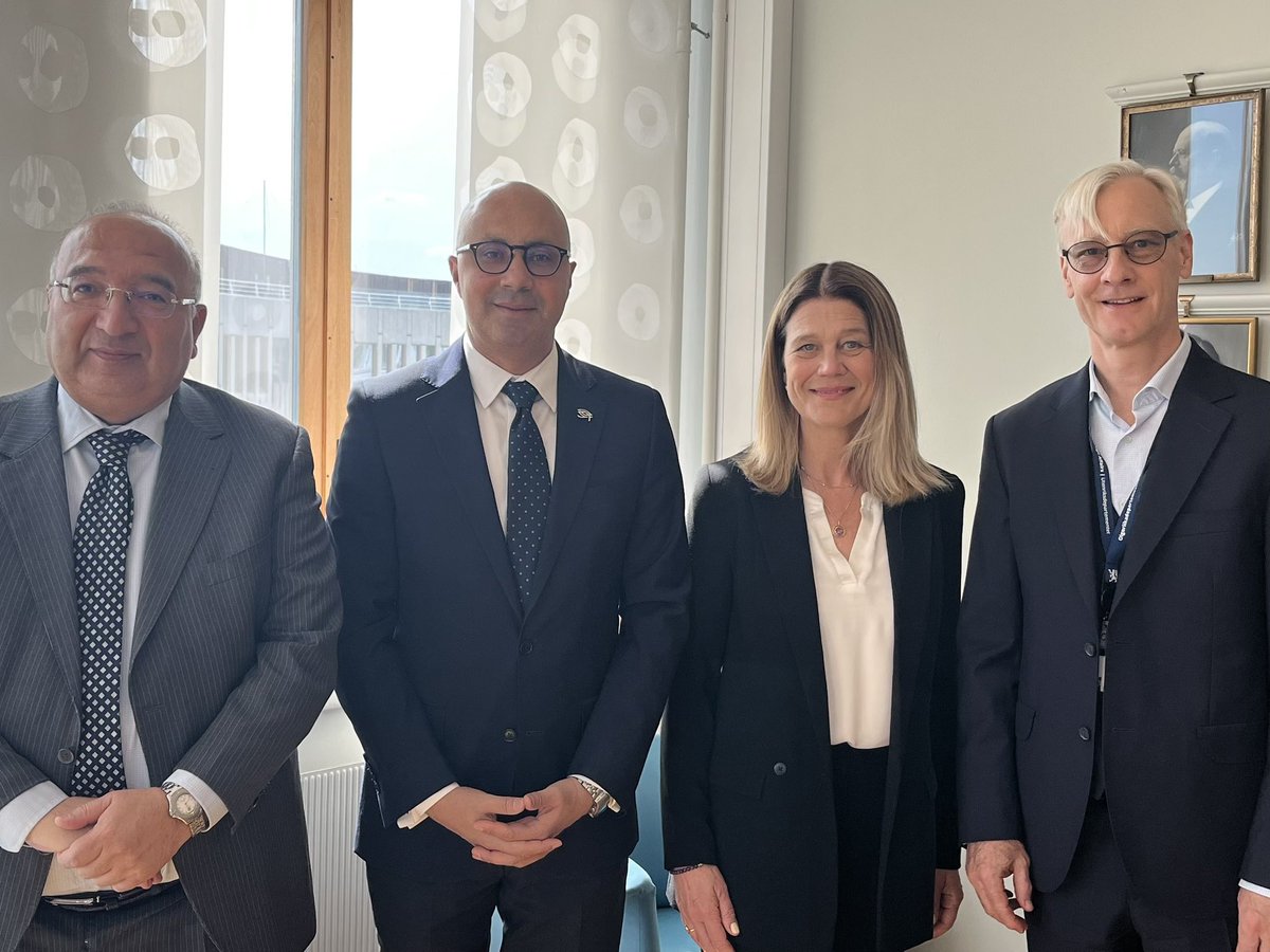 Very pleased to meet  the President of #CairoInternationalBookFair  today. We are grateful that Norway is chosen as a guest of honour in 2024 and look forward to close collaboration.  Appreciate NORLA’s role and efforts. <a href="/cairobookfair/">معرض القاهرة للكتاب | الهيئة المصرية للكتاب</a> <a href="/NorwayinEgypt/">Norway in Egypt and Libya</a> <a href="/Norwegianbooks/">NORLA Norwegian Literature Abroad</a>