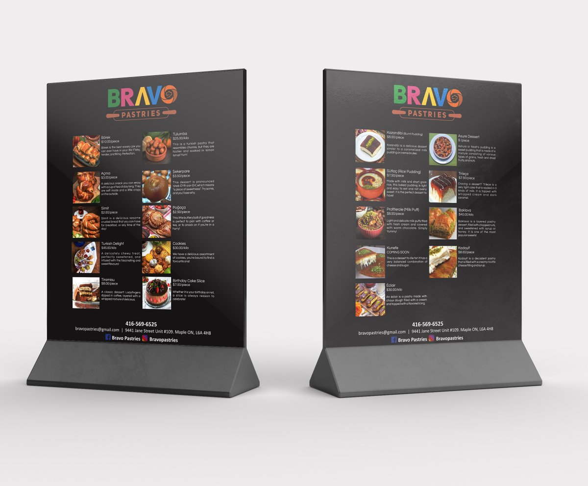 bravopastries's tweet image. Have you got your menu ready?

Bravo Baklava and Bagels - #Turkishbakery in #Maple serve excellent #Turkishpastries.
.
.
☎416-569-6525
📩bravopastries@gmail.com
.
.
.
#bravopastries #bravobaklavaandbagel #turkish #baklava #turkishdessert #cookies #gullac #borek #ashre #trilece