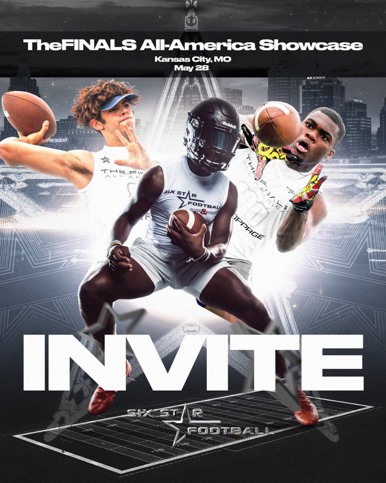 Thanks for the invite @6starfootballMO; It’s a honor