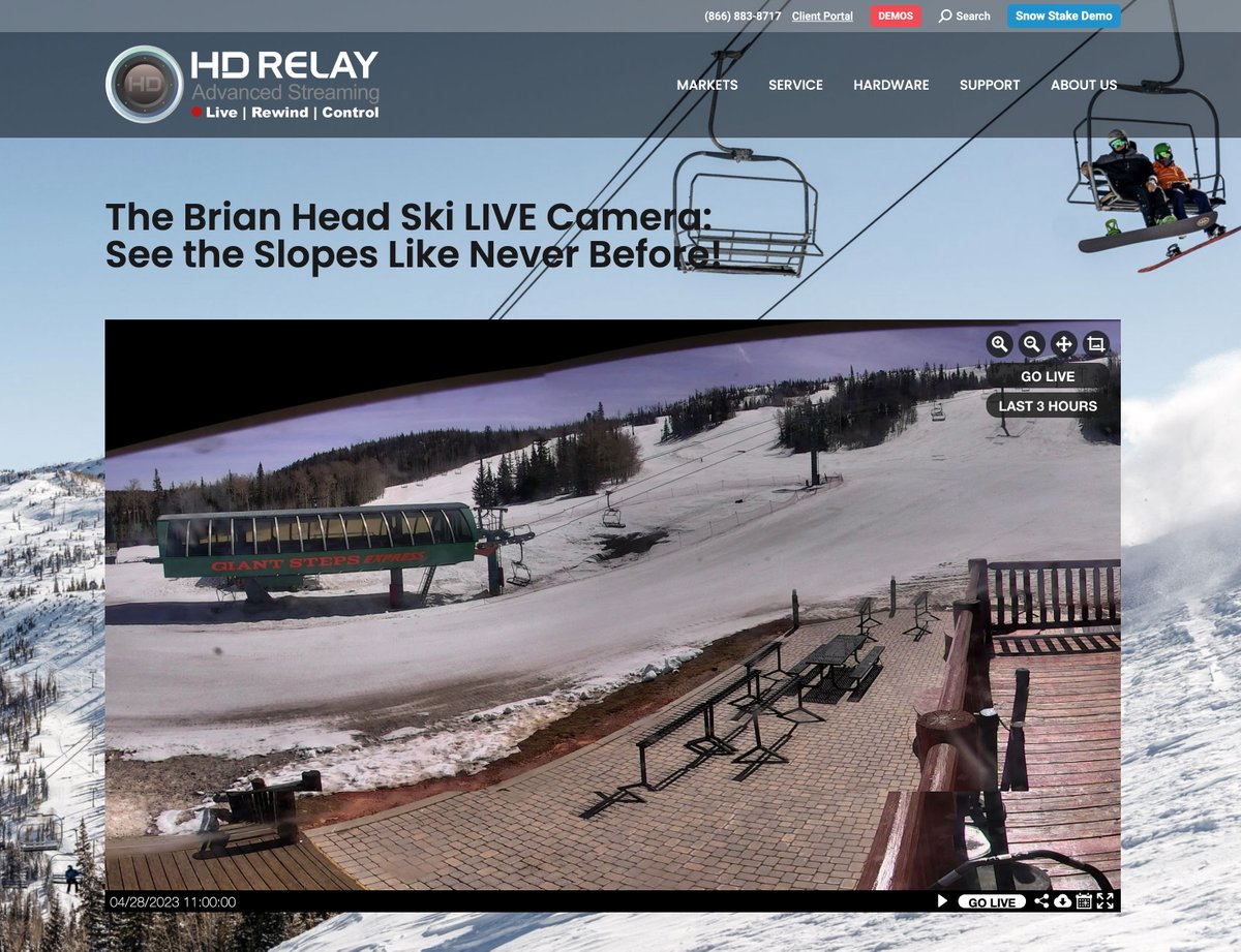 HDRELAY's tweet photo. Attention all skiers and snowboarders! Do you want to feel like you’re on the slopes even when you’re not? Do you want to check the conditions before you hit the mountain? Then you need the Brian Head Ski LIVE camera! https://t.co/LQTIjUKOET #live #hdrelay #livecams #mountaincams https://t.co/1BOt9IDTPI