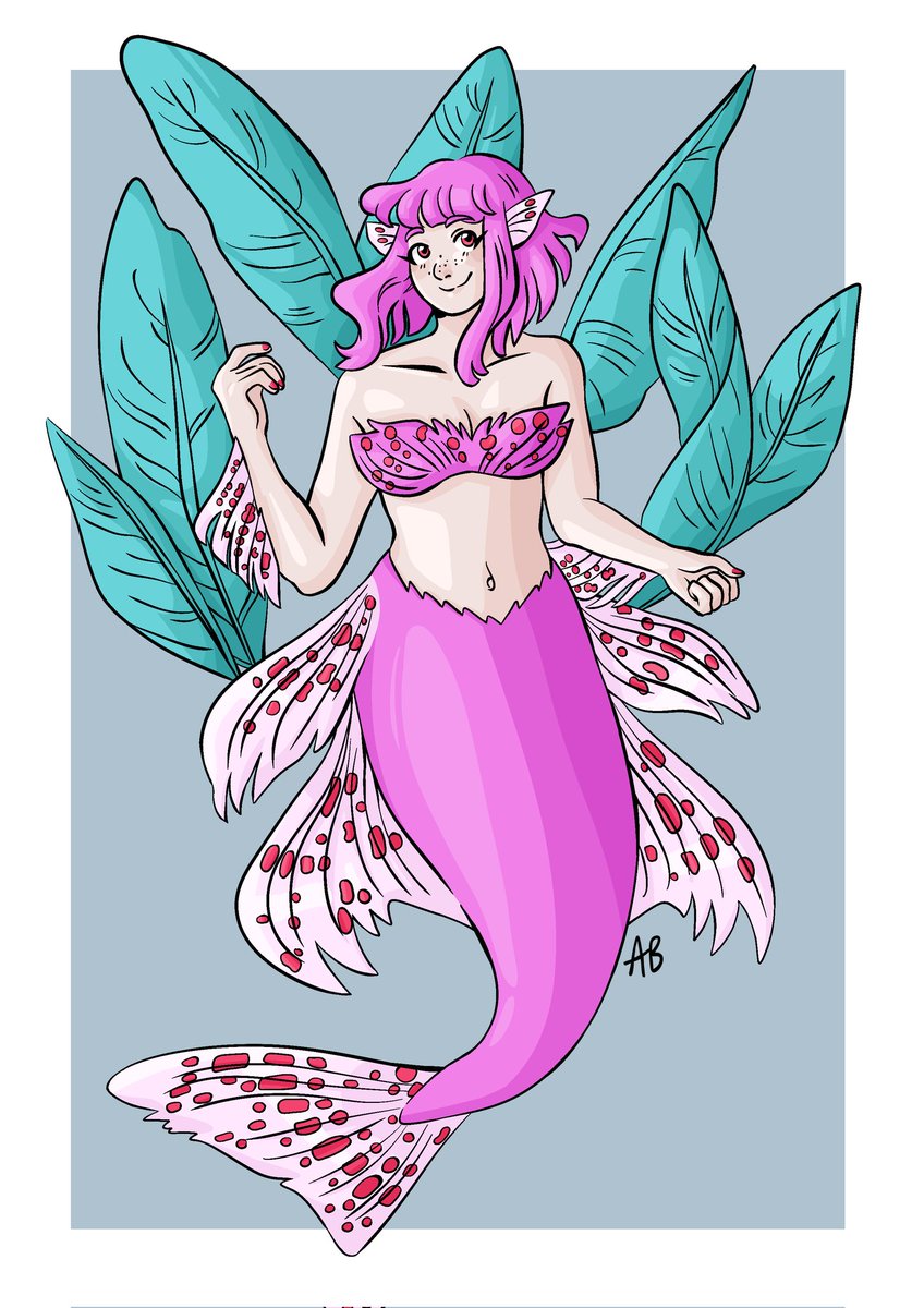_amberdoodles_'s tweet photo. Hope everyone's having a great #mermay this year! One day I'll take part in it again, but for now have 3 of my old designs redrawn digitally ☺ #mermay2023 #artchallenge #ambersdoodles #digitalart #procreate https://t.co/opLoigf2NP