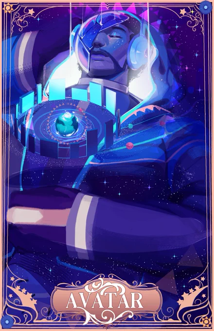 QRT with your blue art 