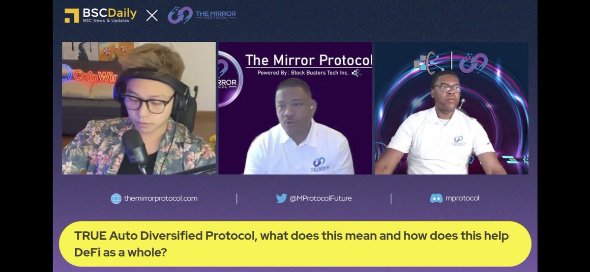ThatWizardUKnew's tweet image. @GOTTI_MProtocol &amp;amp; @DonBaileySpeaks  on @bsc_daily  this morning educating about #TheMirrorProtocol and #BBTF