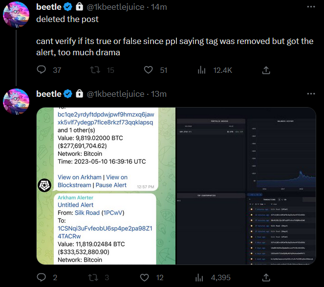 WSB Trader Rocko On Twitter Tweet About US Govt Moving Funds wsb-trader-rocko-on-twitter-tweet-about-us-govt-moving-funds