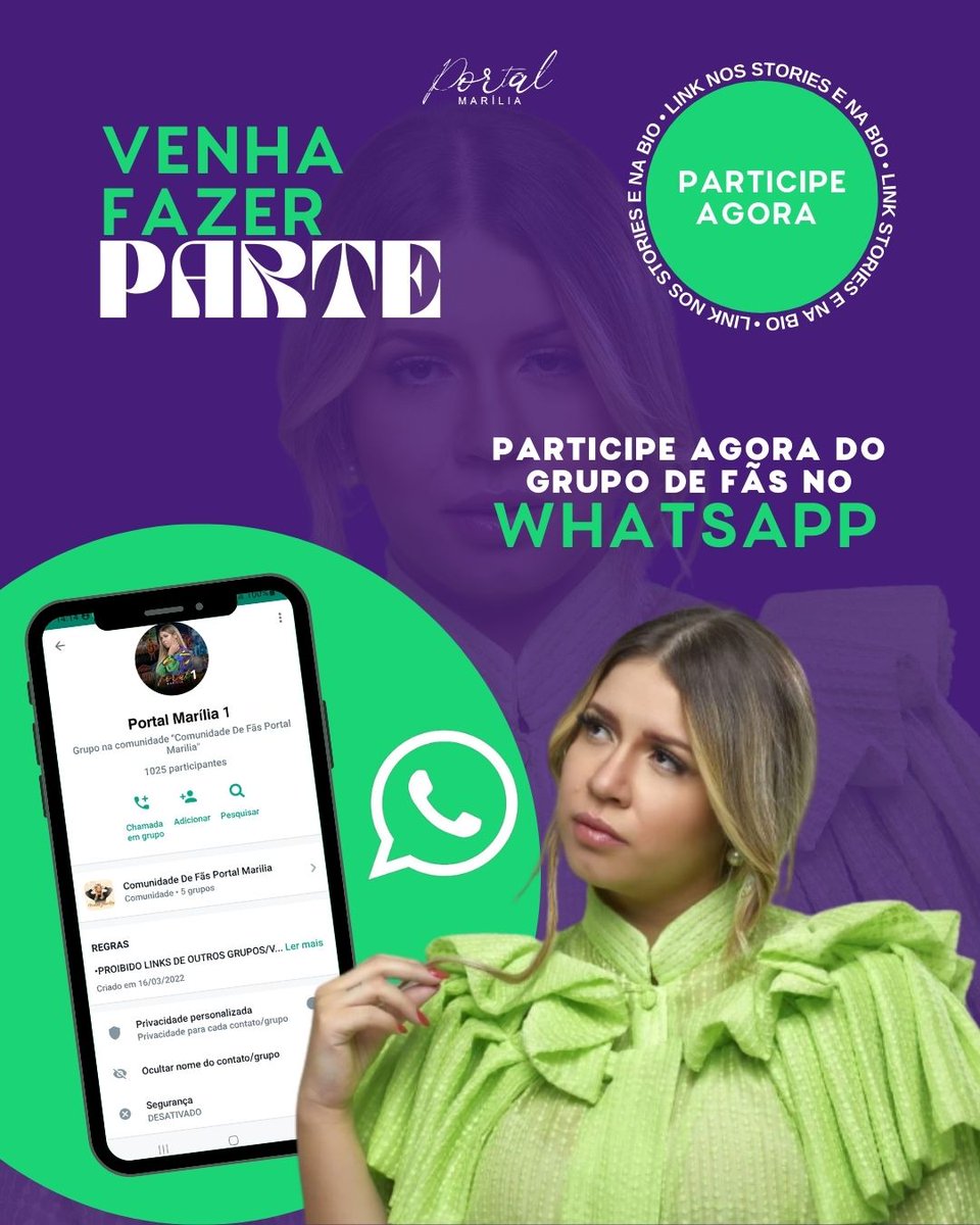 oportaldamm's tweet photo. Venha fazer parte dos grupos de fãs dedicado à nossa rainha Marília Mendonça no WhatsApp, são quase 3 mil membros. 

Acesse o grupo agora pelo link abaixo:
https://t.co/tbGVvqEfG3

- Juntos com um só propósito, focados em um legado que jamais terá fim. 

| Entre agora no  grupo https://t.co/wMJ5c1Fvz9